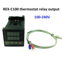 Controlador De Temperatura Digital REX-C100 Termostato Con Salida De Relé Y Sensor De Termocoplante K 48x48 - details 0