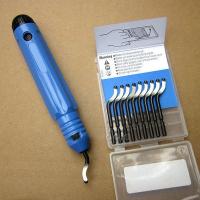 Kit De Herramientas Manuales Para Desburrar Metal Router Bit Rotativo Cuchillas De Borrado Precision Eliminador De Borde Para Madera Plástico Aluminio Cobre Acero - details 6