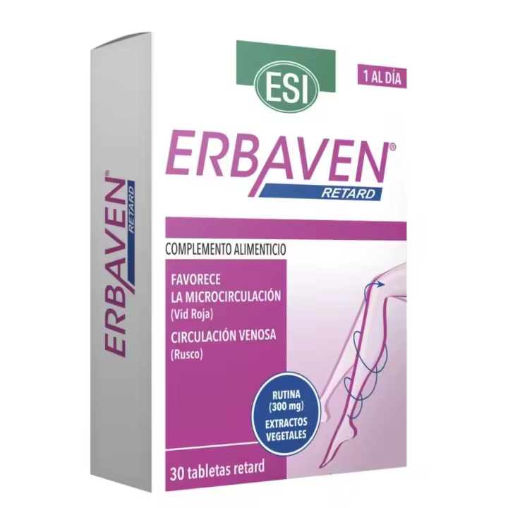 ERBAVEN RETARD 30 cápsulas ESI - Suplemento Alimenticio para el Bienestar de la Salud de la Mujer - 1
