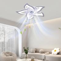 Ventilador de Techo Inteligente con Luz 50W - Control por APP y Mando, 6 Velocidades, 2 en 1 para Dormitorio/Hogar (Diseño Silencioso y Ahorro de Energía) - details 0