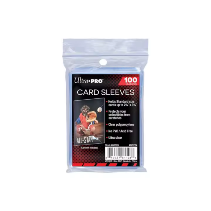FUNDAS 100 SLEEVE REGULAR ULTRA PRO TCG ACCESORIOS PARA CARTAS DE POKEMON Y ONE PIECE - 1