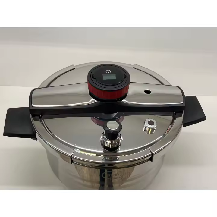 OLLA A PRESION 6 LITROS - OLLA INDUCCION - ACERO INOXIDABLE - SH-DEC24-6L - DIGITAL - 6L- OLLA RAPIDA - APTA LAVAVAJILLAS - APTA PARA TODO TIPO DE FUEGOS - 1