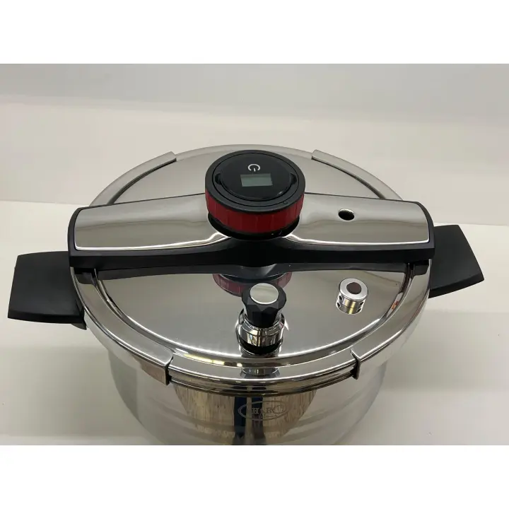 OLLA A PRESION 6 LITROS - OLLA INDUCCION - ACERO INOXIDABLE - SH-DEC24-6L - DIGITAL - 6L- OLLA RAPIDA - APTA LAVAVAJILLAS - APTA PARA TODO TIPO DE FUEGOS - 1