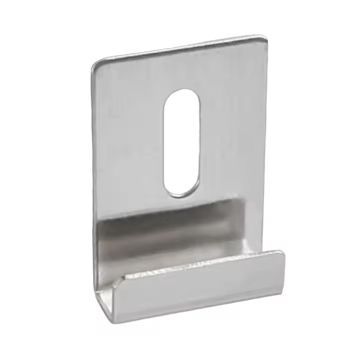  Clips De Espejo De Acero Inoxidable Soporte Para Pared Gancho Montaje En Pared Soporte De Espejo Sin Marco Para Decoración De Pared - 1
