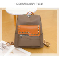 Mochila retro de cuero suave para mujer, nuevo estilo, moderna mochila de moda para damas, mochila escolar de gran capacidad - details 4