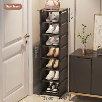 Gabinete De Zapatos Plegable Multicapa Organizador Espacioso Para Pared Y Esquina Almacenamiento Ajustable De Zapatillas - details 13