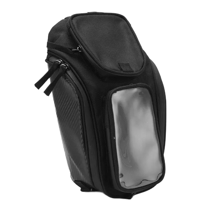 Bolsa De Tanque De Motocicleta Decorativa Mochila Resistente Al Desgaste Impermeable De Tela Oxford Para Viajes En Motocicleta - 1