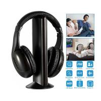 5 In 1 Cordless Headphones Wireless Earphone Fm Radio Tv Headset Wired Headphone - details 4