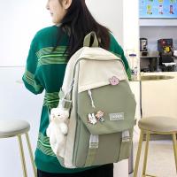 Mochila Grande De Estilo INS Impermeable Y Multifuncional En Nylon Para Escuela Y Viajes Mochila De Escuela Rucksack Para Hombres Y Mujeres - details 13