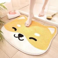 VIKAMA Alfombra De Bano De Imitación De Cashmere Cartoon Absorbente Y Resistente a La Suciedad Para Puerta De Dormitorio Y Vestíbulo - details 2