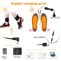Almohadillas Calientes USB Para Zapatos De Calidad Superior Tapete Calentador De Pie Para Deportes Al Aire Libre En Invierno Material EVA Foam - details 1