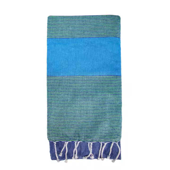SUN & SURF Fouta de Playa Doble 100% Algodón 160x200 cm - Toalla Ligera y Versátil - 1