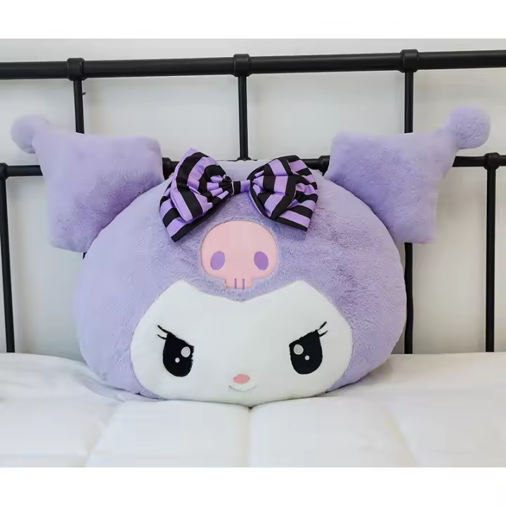 Cojín De Peluche Sanrio Oversize Kuromi Melody Para Sofá Regalo Kawaii Para Novia En El Día De San Valentín Cumpleaños Decoración De Habitación - 1