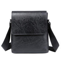Bolso De Hombro Para Hombre Vintage De Cuero Genuino Pequeño Bolso Cruzado Diseñador Negocios Bolso Mensajero Moda Bolsa Colgante - details 5