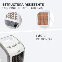 Aire Acondicionado Portátil, Ventilador | Enfriador de Aire | Humidificador Móvil 3 en 1, Tanque de Agua de 4L, Bajo Consumo, Con Ruedas Control Remoto, 3 Velocidades, Sin Tubo Exterior - details 2
