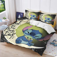 Juego De Sábanas Lilo Y Stitch 3pcs 100% Poliéster Para Niños Y Niñas Sin Relleno Diseño De Stitch Para Cama - details 0