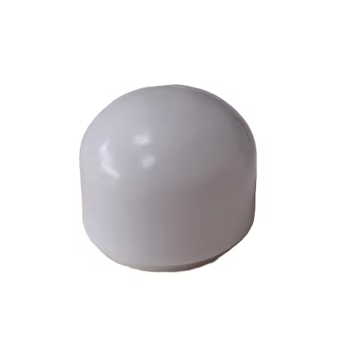 6 Topes de Puerta Redondo Autoadhesivo Suelo, Color Gris 33x26 mm, Diseño Moderno y Elegante. - 1