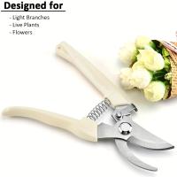 Tijeras De Podar De Acero Inoxidable Multifuncional Para Recolección De Frutas Y Jardinería Herramienta De Grafting De Flores - details 0
