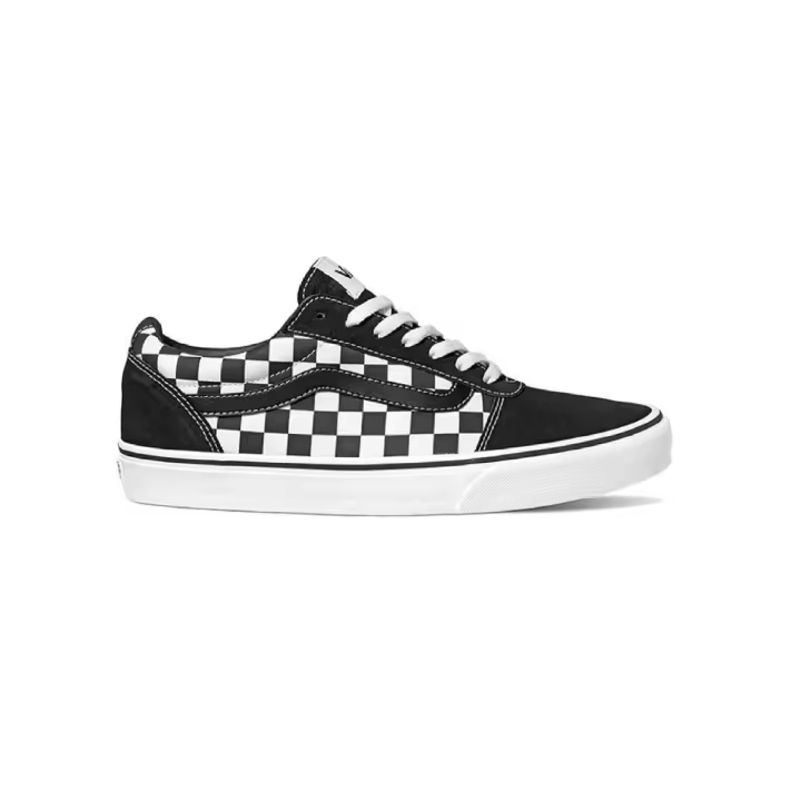 Zapatillas Skate Niño Vans Ward Checkered Junior Negras - 1