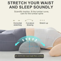 Almohada De Soporte Lunar Media Para Piernas Rodillas Espalda Y Cabeza Antideslizante De Espuma De Memoria Para Oficina Hogar Viaje - details 2