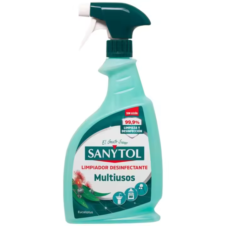 Limpiador Multiusos Sanytol en Pistola de 750 ml con Aroma de Eucalipto - 1
