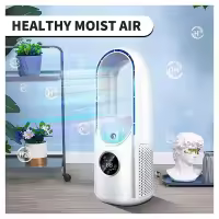 Aire Acondicionado Portátil Sin Hojas 6 Velocidades - Enfriador de Aire Móvil - details 2