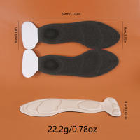 Parches De Espuma Para Zapatos 1 Pares Almohadillas De Metatarso Y Arco Con Insertos De Tacón Alto Alivio Del Dolor De Talón Y Espurias - details 15