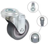 vidaXL Ruedas giratorias con agujero pasador 4 unidades 50 mm - details 1