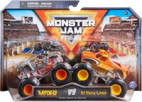 SPIN MASTER - MONSTER JAM - 2 COCHES MONSTER TRUCK:  MAX-D Y EL TORO LOCO ESCALA 1:64 - Coches para Niños - Juegos Infantiles - 6066633 - Juguetes Niños 3 años + - details 1