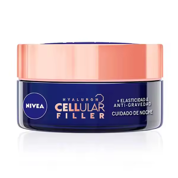 Nivea Expertlift Cellular Crema Facial Antiedad de Noche con Bakuchiol + ácido Hialurónico Tarro 50 Ml - Antiarrugas y Elasticidad - 1