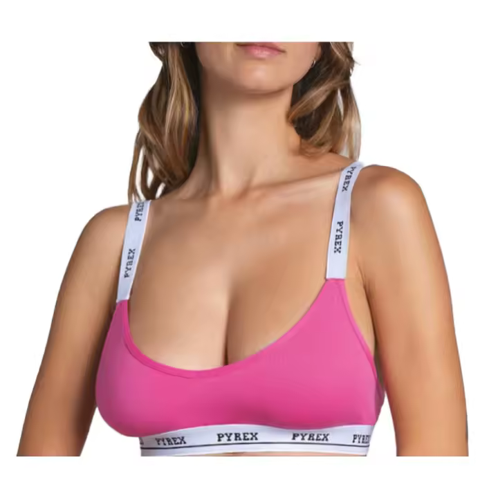 Sujetador Pyrex Algodón Mujer - Pack Ahorro 1/3 - Suave y Transpirable - 1