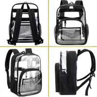 Mochila Transparente Unisex Moda Simple Gran Capacidad Portátil Multifuncional Impermeable Para Hombres Y Mujeres - details 17