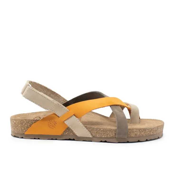Sandalias Anatómicas mujer YOKONO JERBA 718 ESCLBA BIO DEDO NOBUCK MULTI MANGO - 1