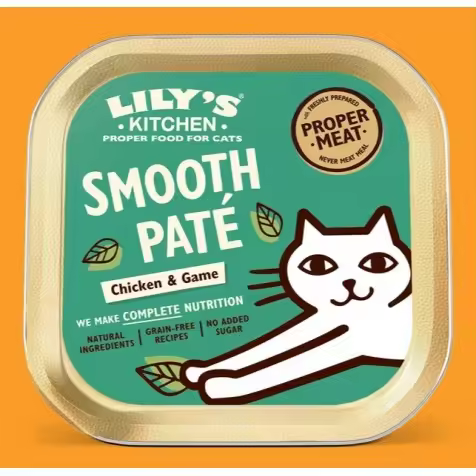 Lily's Kitchen Smooth Paté De Pollo Y Carne De Caza Gatos 85 Gr - 1