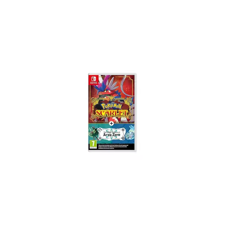 Pokemon Scarlet + The Hidden Treasure of Area Zero Bundle (Cart Revision 004) - Juego de Importación - 1