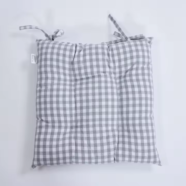 10XDIEZ Tapeta silla cotton cuadro vichy  - Práctica y fácil de colocar, ideal para aportar estilo y comodidad - 1