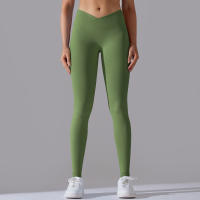Leggings De Yoga Para Mujer Cintura Alta Levantamiento De Caderas Gimnasio Sin Costuras Pantalones De Deporte Fitness Running - details 24