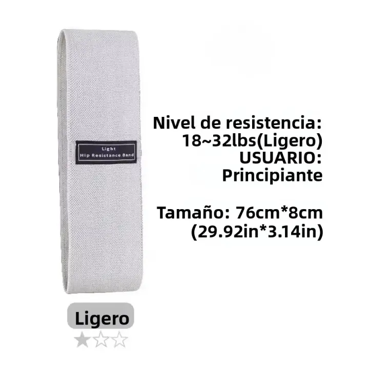 Banda Elástica De Resistencia Para Glúteos Y Piernas En Tela Para Ejercicios De Squat Y Estiramiento En Yoga Y Gimnasio Equipamiento De Fitness Para Coreografía Y Uso General - 1