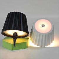 Lámpara De Noche Inalámbrica LED Para Botellas Con Control Táctil De 3 Colores Y Ajuste Sin Fin Para Barra Vino Mesas Luz De Mesa - details 0