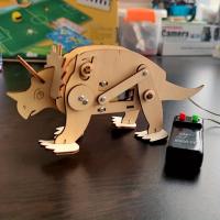 Kit De Juguetes STEM Dinosaurio Para Niños Puzzle 3D De Madera Modelo De Robot Proyectos Educativos Científicos DIY - details 2