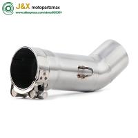 Escape Slip on FZ800 Para Yamaha FZ8N FZ8 FZ800 2010-2015 Muffler De Escape Universal Material De Acero Inoxidable 304 O Fibra De Carbono - details 2