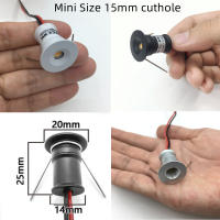 Mini LED 12V Luz De Punto Revestida De Aluminio 1W Dimmer Para Techo Sala De Estar Fiesta KTV DJ DIY Escaleras Luz De Punto En Blanco Negro - details 6