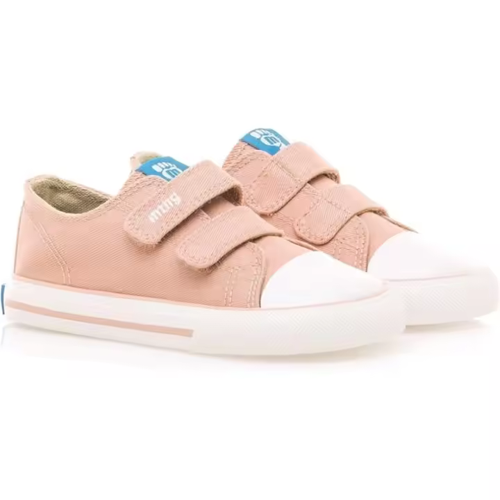 Mustang - Zapatillas Free Baby para Niña - Nude con Puntera Blanca - Flexibles y Ecológicas - 1