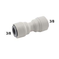 Conector Rápido De Agua RO 3/8"OD Tornillo Y Válvula De Bola Convertidor Igual Elbore Straight Push in Pipe Fitting Para Cerveza Homebrew - details 10