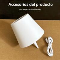 Lámpara De Mesa LED Recargable Con Interruptor Táctil 3 Colores Luz Nocturna Para Bar Club Cena Hogar Café Decoración Ambiental En Botella De Vino - details 5
