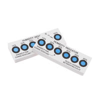 50Pcs Tarjeta De Indicador De Humedad En Contenedores Cerrados Prueba De Humedad Del 10% Al 60% Cartón Azul Six-point - details 4