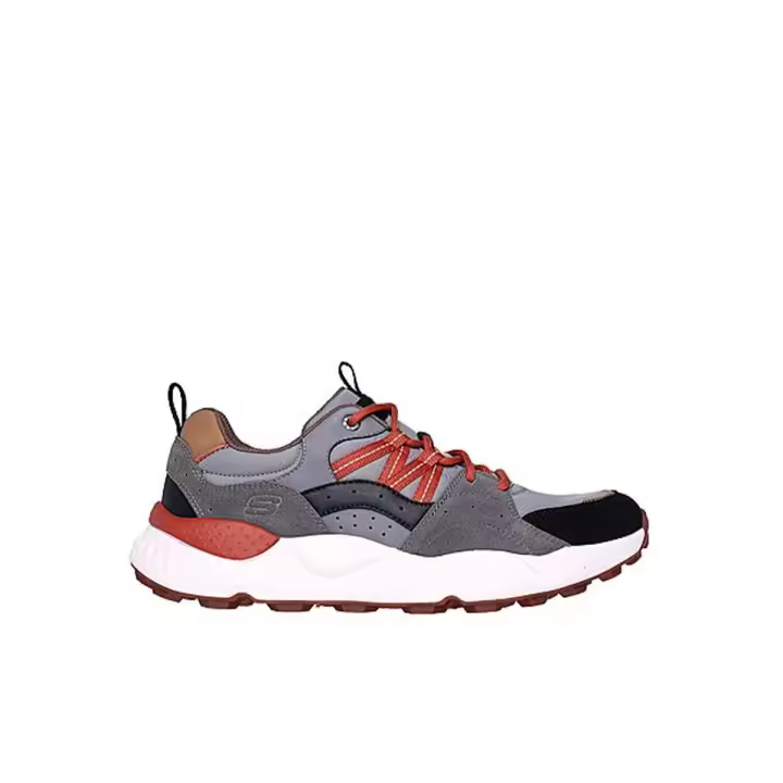 Skechers 210555_GMLT Zapatillas de hombre grises en polipiel 78577 - 1