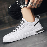 Zapatos Casuales Para Hombre En Blanco Tenis Ligeros Zapatos Vulcánicos Blanco Zapatos Todoterreno Hombre Plataforma Sin Cordones - details 13