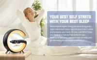 Lámpara De Escritorio Inteligente LED Con Altavoz Bluetooth Y Cargador Inalámbrico Rápido 15W Luz Nocturna RGB Para Dormitorio Y Sala De Juegos - details 7
