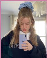 Scrunchies Pequeñas Para Mujer Diseño Veraniego Cuatro Capas Rayadas Algodón Puro Borde Extra Grande Lazo Para Cabello - details 0